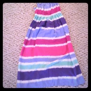 Girls multi colored dress